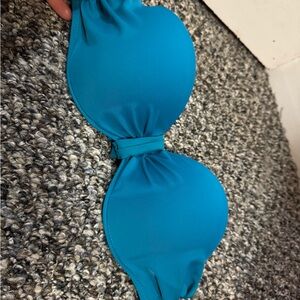 SHEIN Blue Bikini Top